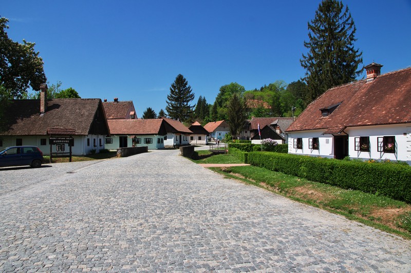 Kumrovec is traditioanal croatian village, Croatia